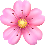 Flower Emoji, Apple style