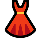 Dress Emoji, Microsoft style