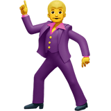 Man Dancing Emoji, Apple style