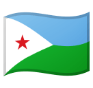 Flag: Djibouti Emoji, Microsoft style