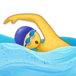 Man Swimming Emoji, Samsung style