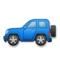 Sport Utility Vehicle Emoji, LG style