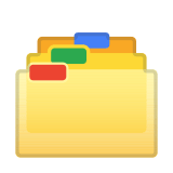 Card Index Dividers Emoji, Google style