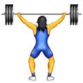 Weight Lifter Emoji / Person Lifting Weights Emoji, Apple style