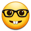 Nerd Face Emoji, Samsung style