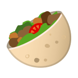 Stuffed Flatbread Emoji, Google style