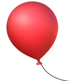 Balloon Emoji, Apple style