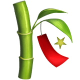 Tanabata Tree Emoji, Apple style