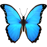 Butterfly Emoji, Apple style