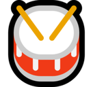 Drum Emoji, Microsoft style