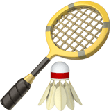 Badminton Emoji, Apple style