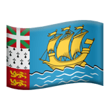 Flag: St. Pierre & Miquelon Emoji, Apple style