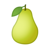 Pear Emoji, Google style