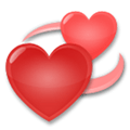 Revolving Hearts Emoji, LG style