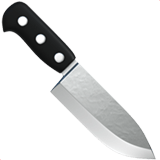 Kitchen Knife Emoji, Apple style
