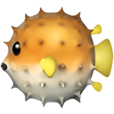 Blowfish Emoji, Apple style