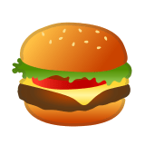 Hamburger Emoji, Google style