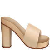 Womans Sandal Emoji, Apple style