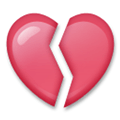 Broken Heart Emoji, LG style