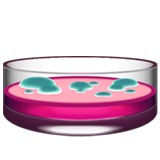 Petri Dish Emoji, Apple style