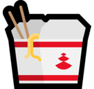 Takeout Box Emoji, Microsoft style