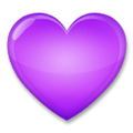 Purple Heart Emoji, LG style