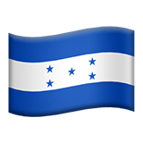 Flag: Honduras Emoji, Apple style