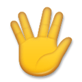 Vulcan Salute Emoji, LG style