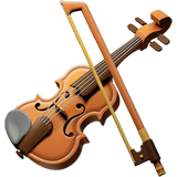 Violin Emoji, Apple style