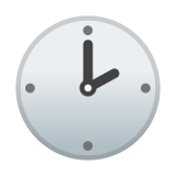 Two O’Clock Emoji, Google style