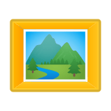 Framed Picture Emoji, Google style