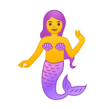Mermaid Emoji, Google style