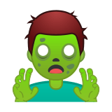 Man Zombie Emoji, Google style