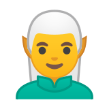 Man Elf Emoji, Google style