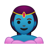 Woman Genie Emoji, Google style