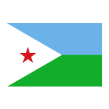 Flag: Djibouti Emoji, Google style