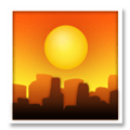 Sunset Emoji, LG style