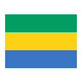 Flag: Gabon Emoji, Google style