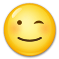 Winking Face Emoji, LG style