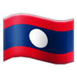 Flag: Laos Emoji, Samsung style