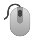 Computer Mouse Emoji, Google style