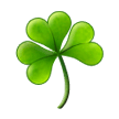 Shamrock Emoji, Samsung style