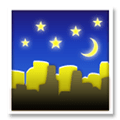 Night with Stars Emoji, LG style