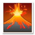 Volcano Emoji, LG style