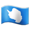 Flag: Antarctica Emoji, Samsung style