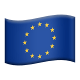 Flag: European Union Emoji, Apple style