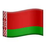 Flag: Belarus Emoji, Apple style