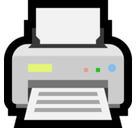 Printer Emoji, Microsoft style