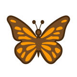 Butterfly Emoji, Google style