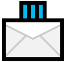 Incoming Envelope Emoji, Microsoft style